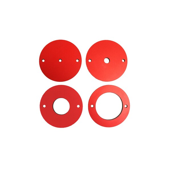 Sawstop 4 pc Phenolic Insert Ring Set for Router Plates RT-PIR - main